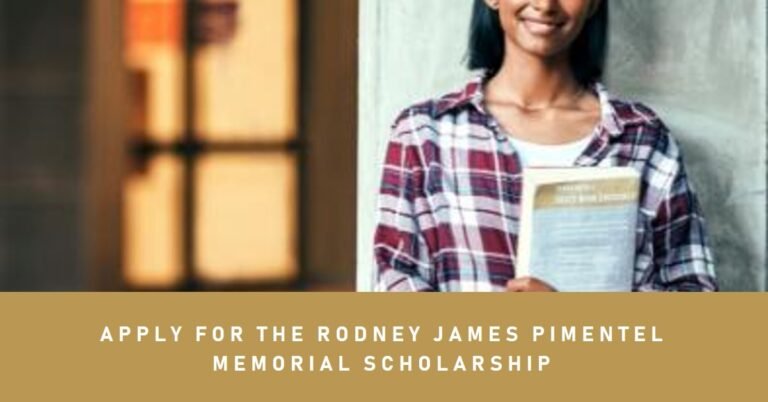 How to Apply for the Rodney James Pimentel Memorial Scholarship - STEM Scholarship for Women