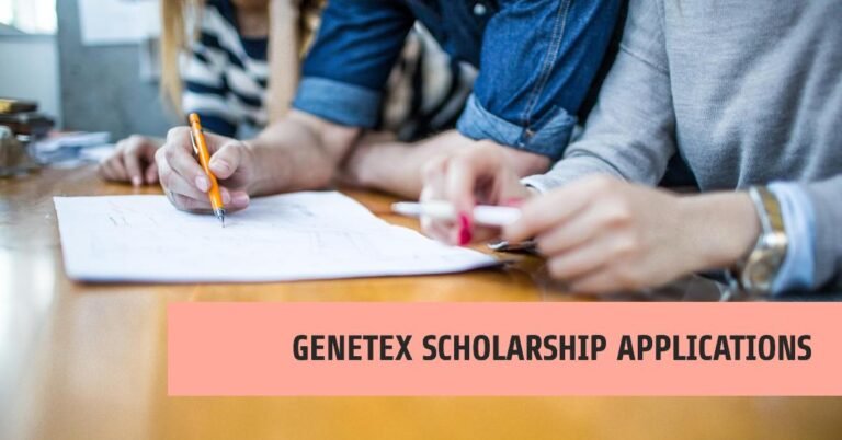 How many people apply to the GeneTex scholarship